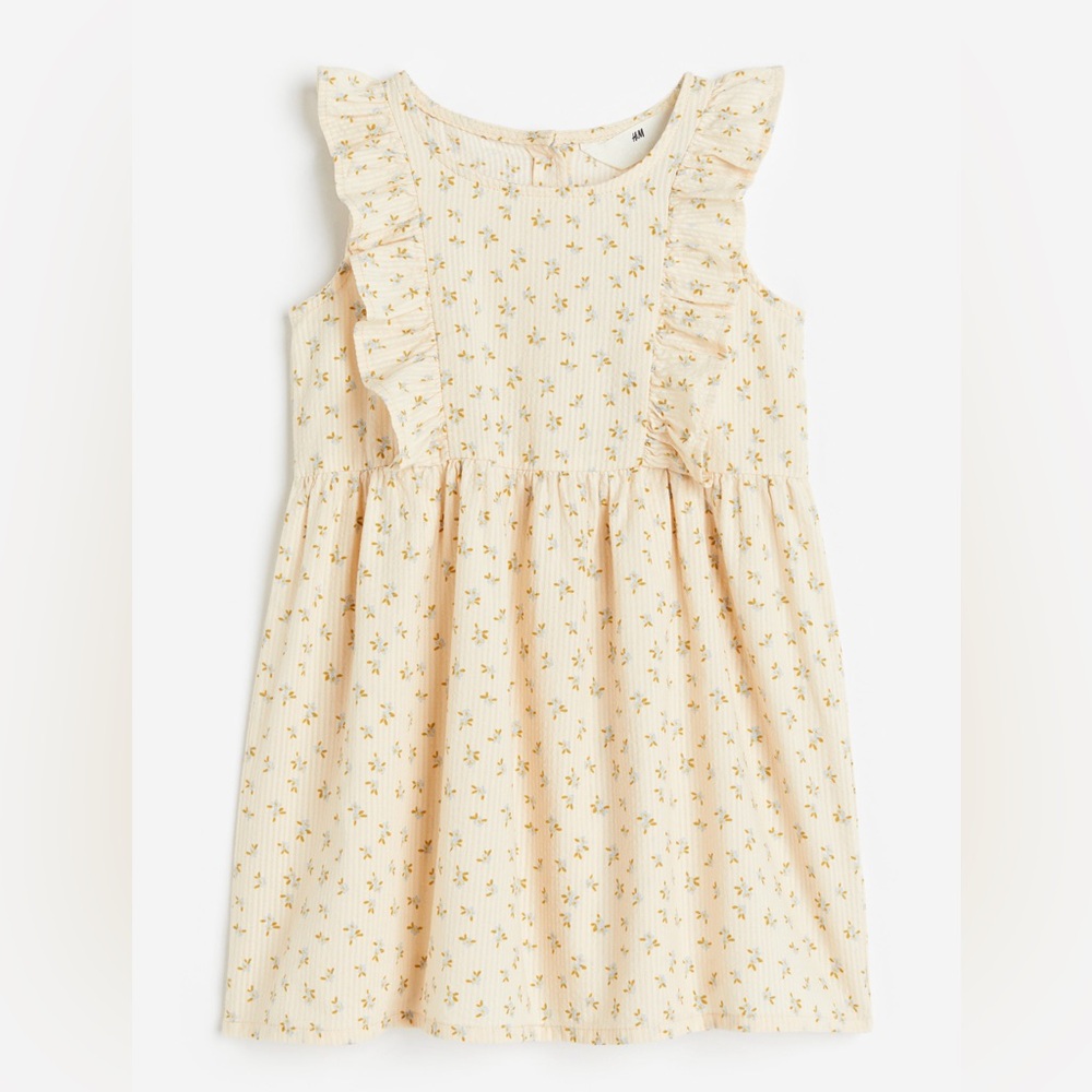 LAST CHANCE // Spring Floral Ruffle Dress - Picture 3 of 10